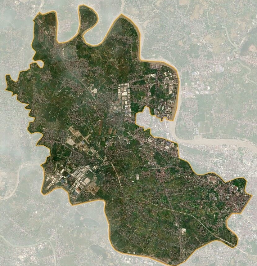 Bản đồ Huyện An Dương, Hải Phòng