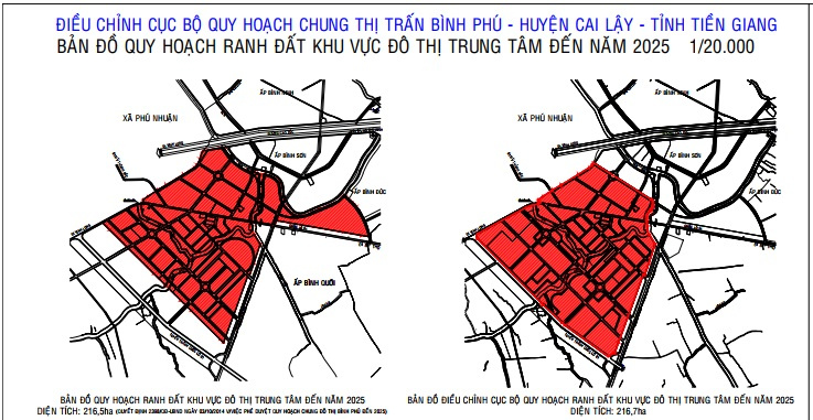 Bản đồ Huyện Cai Lậy, Tiền Giang| Kế hoạch sử dụng đất