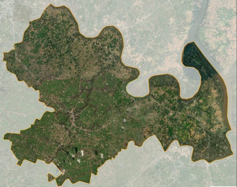 Bản đồ Huyện Châu Thành, Long An
