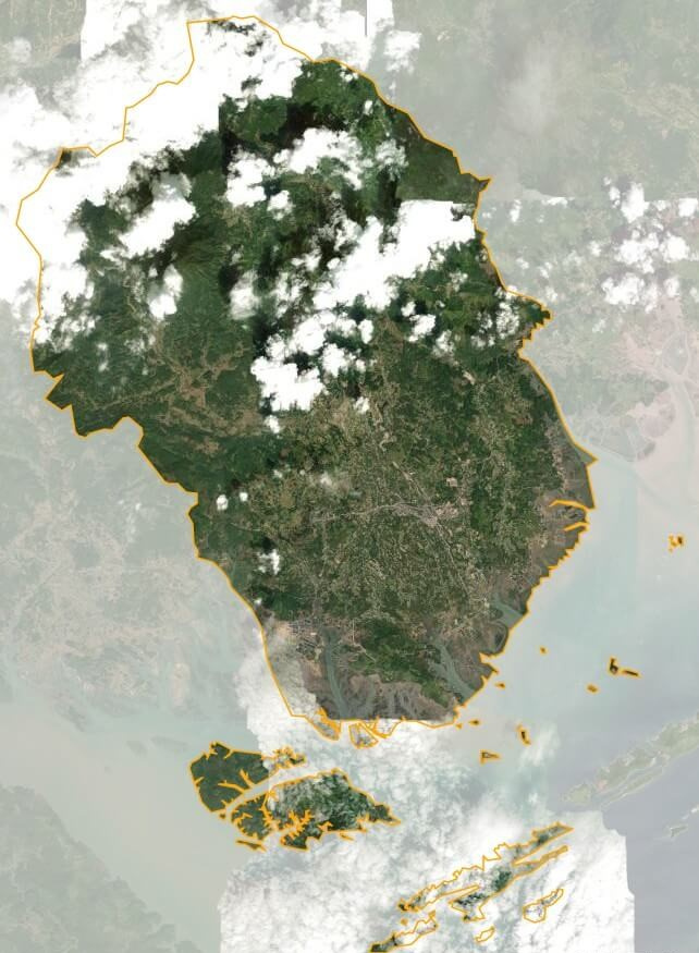 Bản đồ Huyện Đầm Hà, Quảng Ninh