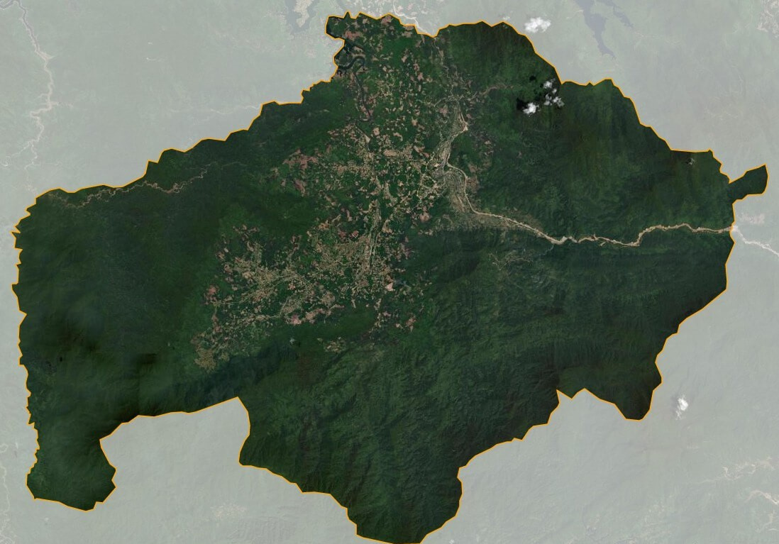Bản đồ Huyện Nam Đông, Thừa Thiên Huế