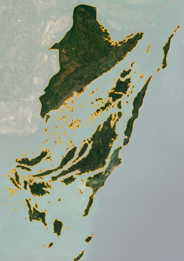 Bản đồ Huyện Vân Đồn, Quảng Ninh