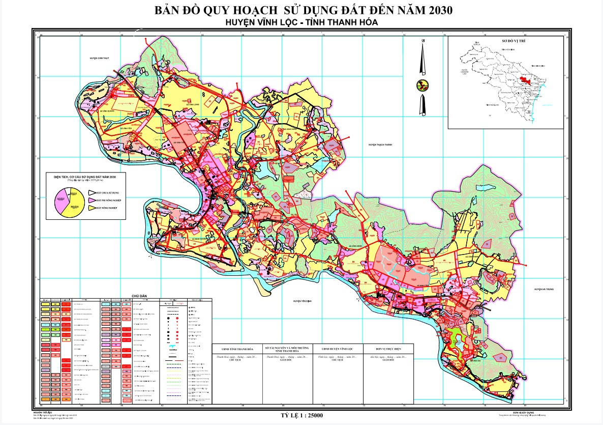 Bản đồ Huyện Vĩnh Lộc, Thanh Hóa