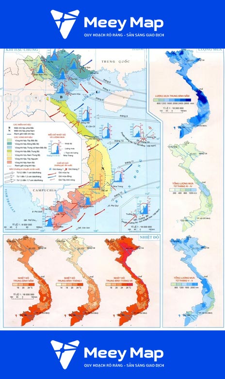 Bản đồ khí hậu Việt Nam