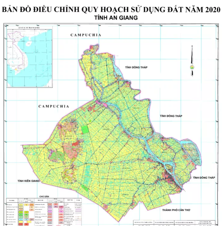 Bản đồ quy hoạch giao thông tỉnh An Giang Bản đồ quy hoạch giao thông tỉnh An Giang