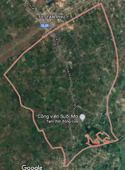 Bản đồ quy hoạch giao thông xã Trà Cổ, huyện Tân Phú, tỉnh Đồng Nai Bản đồ quy hoạch giao thông xã Trà Cổ, huyện Tân Phú, tỉnh Đồng Nai
