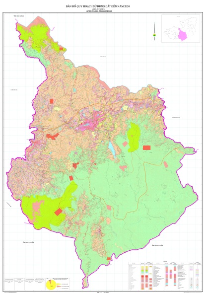 Bản đồ quy hoạch huyện Di Linh (Lâm Đồng) năm 2024 Bản đồ quy hoạch huyện Di Linh (Lâm Đồng) năm 2024