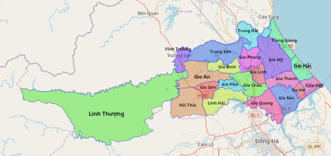 Bản đồ quy hoạch Huyện Gio Linh, Quảng Trị|Kế hoạch sử dụng đất