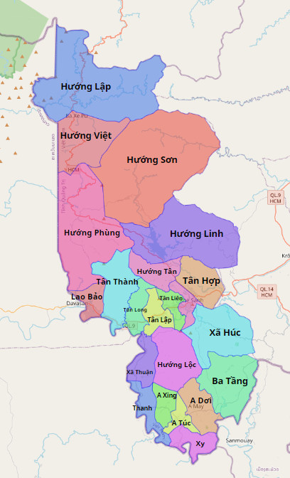 Bản đồ quy hoạch Huyện Hướng Hóa, Quảng Trị|kế hoạch sử dụng đất
