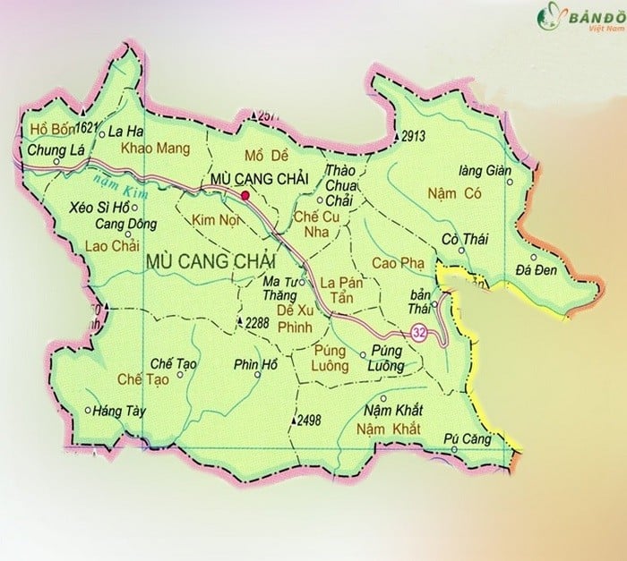 Bản đồ quy hoạch huyện Mù Cang Chải, Yên Bái| Kế hoạch sử dụng đất