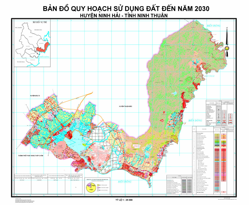 Bản đồ quy hoạch Huyện Ninh Hải, Ninh Thuận|Kế hoạch sử dụng đất