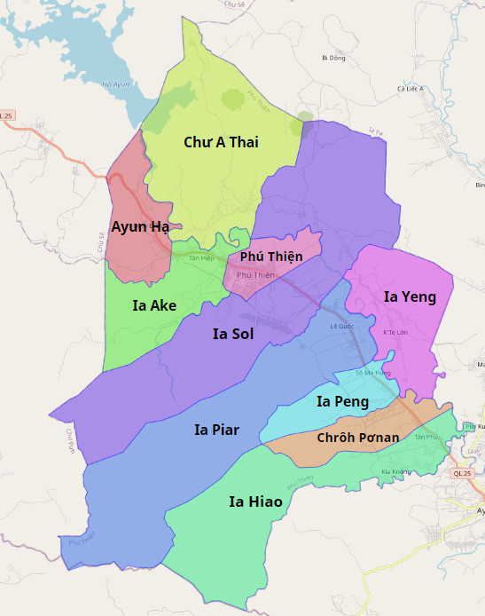 Bản đồ quy hoạch Huyện Phú Thiện, Gia Lai| Kế hoạch sử dụng đất