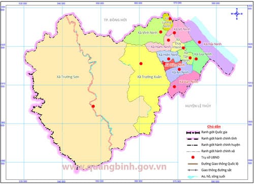 Bản đồ quy hoạch huyện Quảng Ninh, Quảng Bình 2024| Kế hoạch sử dụng đất 2 Bản đồ quy hoạch huyện Quảng Ninh