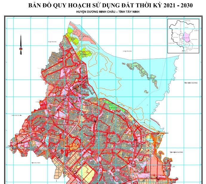 Bản đồ quy hoạch - kế hoạch huyện Dương Minh Châu năm 2024 1 Bản đồ quy hoạch sử dụng đất huyện Dương Minh Châu đến 2030