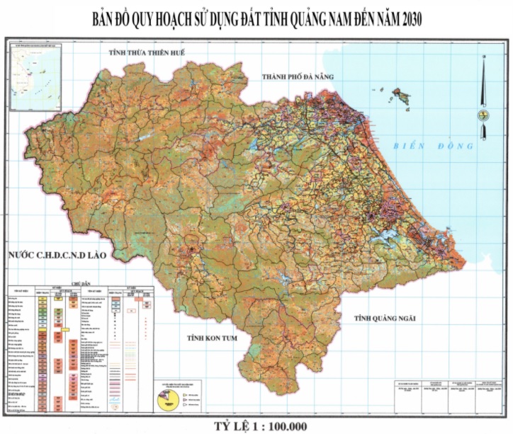 Bản đồ quy hoạch kế hoạch huyện Hiệp Đức (Quảng Nam) 2024 4 Bản đồ quy hoạch sử dụng đất tỉnh Quảng Nam đến 2030