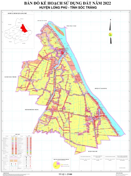 Bản đồ quy hoạch kế hoạch huyện Long Phú (Sóc Trăng) 2024 2 Bản đồ kế hoạch sử dụng đất năm 2022, huyện Long Phú