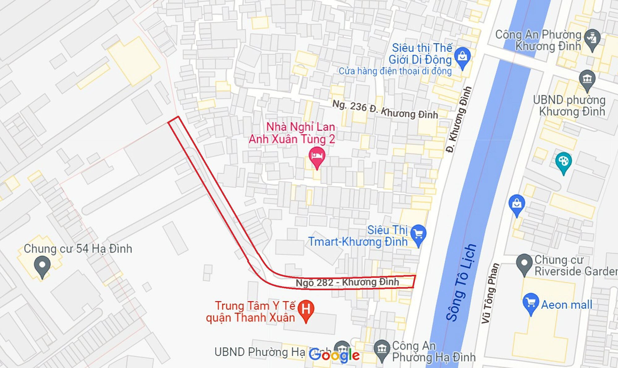 ban do quy hoach o phuong ha dinh thanh xuan ha noi ke hoach su dung dat 61726 38