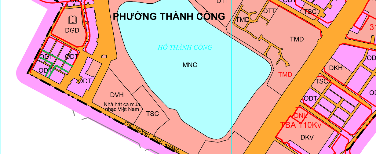 Bản đồ quy hoạch ở phường Thành Công, Ba Đình, Hà Nội| Kế hoạch sử dụng đất 1 ban do quy hoach o phuong thanh cong ba dinh ha noi ke hoach su dung dat 61868 5