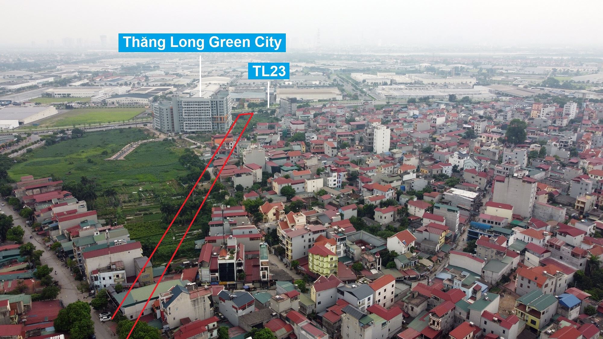 ban do quy hoach o xa kim chung dong anh ha noi ke hoach su dung dat 55076 16