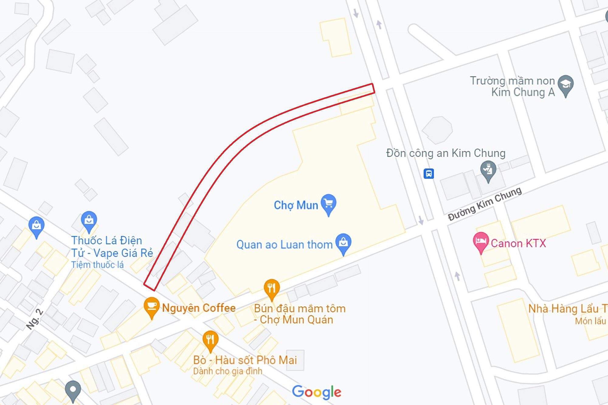 ban do quy hoach o xa kim chung dong anh ha noi ke hoach su dung dat 55076 22