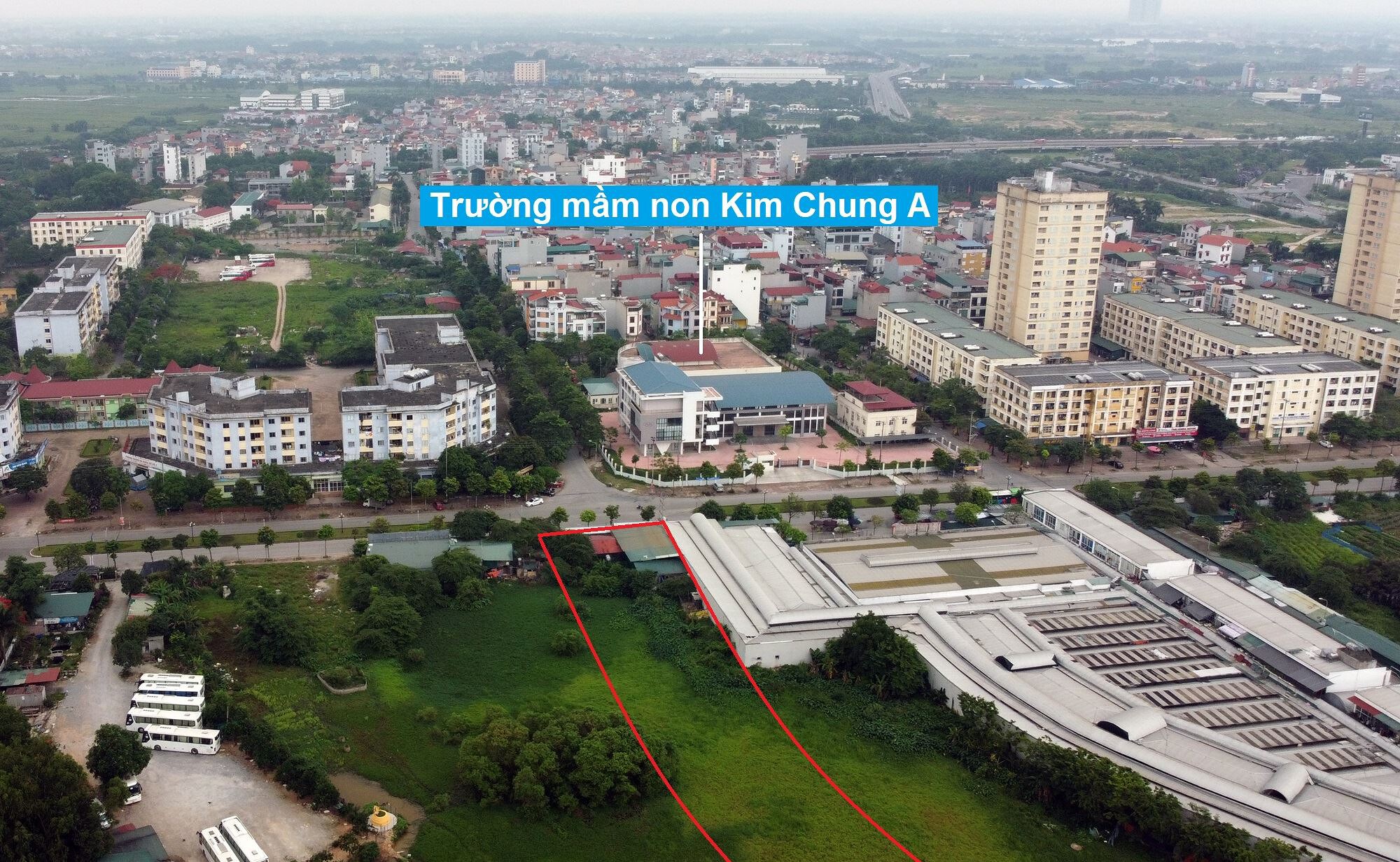 ban do quy hoach o xa kim chung dong anh ha noi ke hoach su dung dat 55076 23