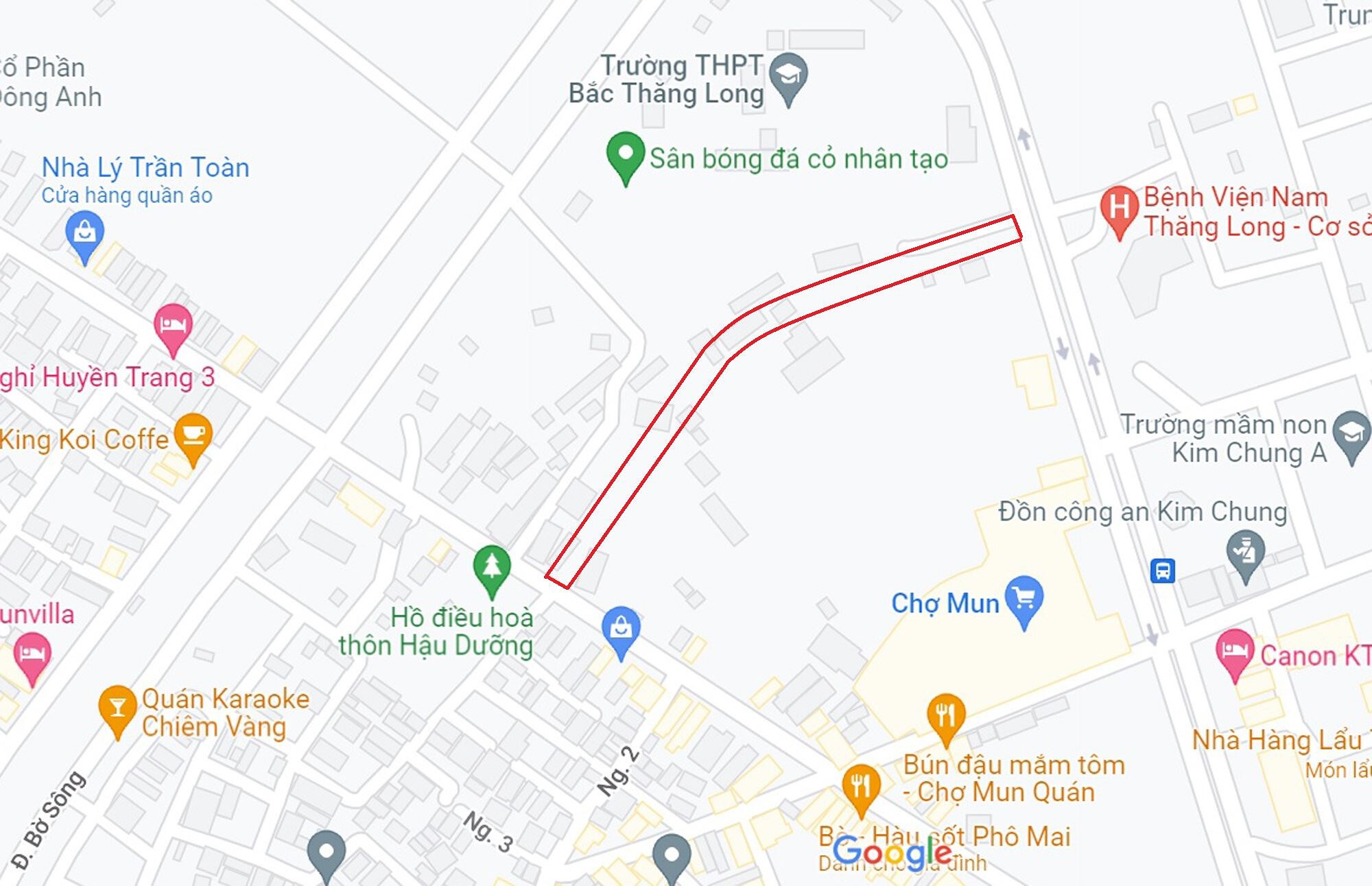 ban do quy hoach o xa kim chung dong anh ha noi ke hoach su dung dat 55076 26