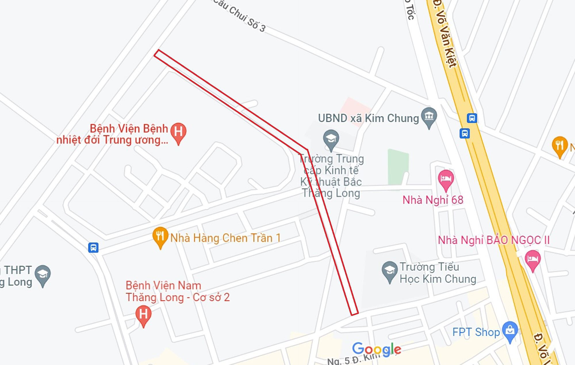 ban do quy hoach o xa kim chung dong anh ha noi ke hoach su dung dat 55076 30