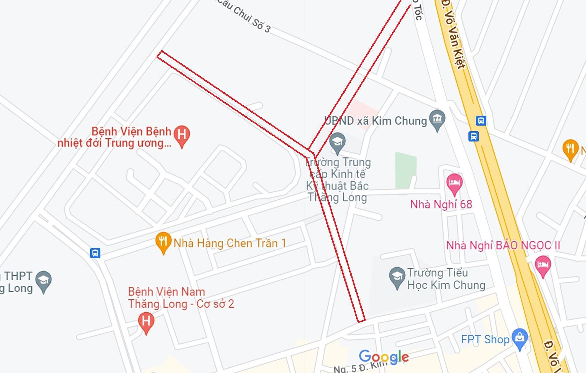 ban do quy hoach o xa kim chung dong anh ha noi ke hoach su dung dat 55076 36