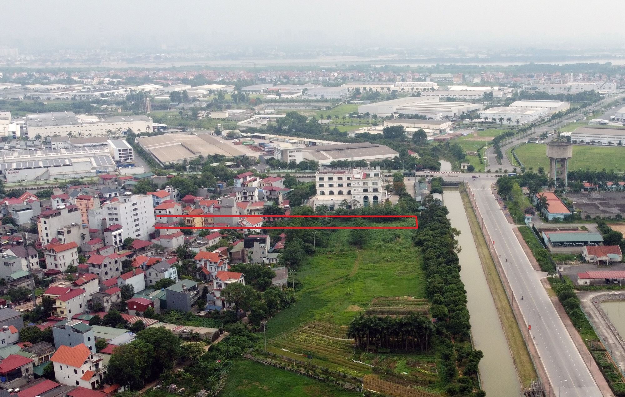 ban do quy hoach o xa kim chung dong anh ha noi ke hoach su dung dat 55076 42