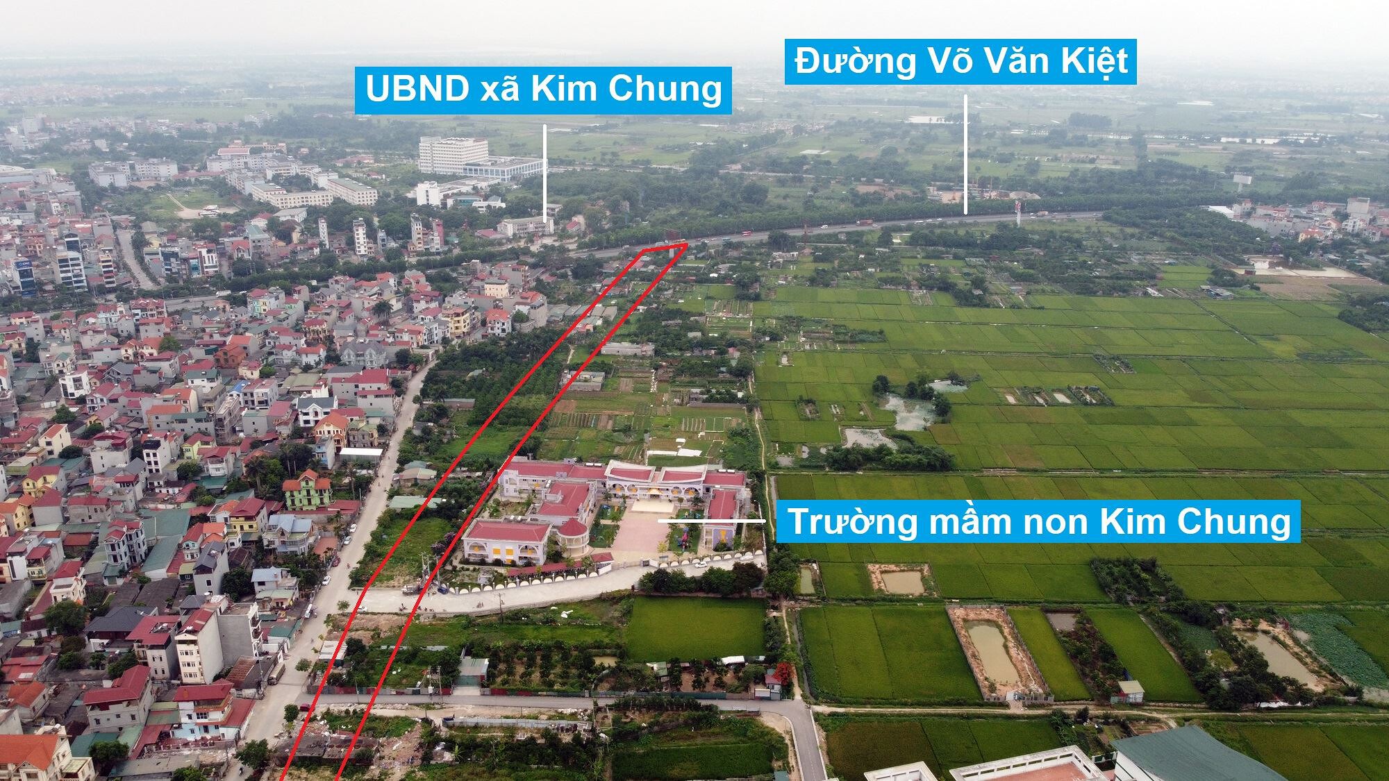 ban do quy hoach o xa kim chung dong anh ha noi ke hoach su dung dat 55076 54