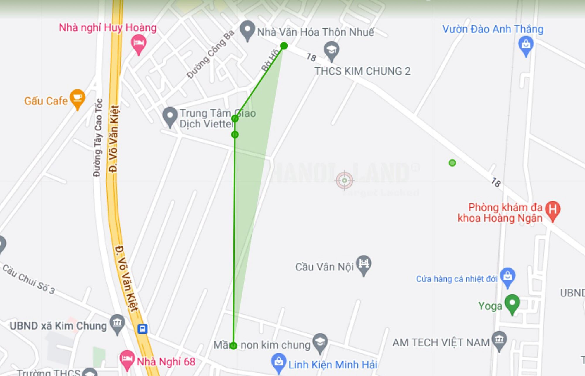 ban do quy hoach o xa kim chung dong anh ha noi ke hoach su dung dat 55076 56