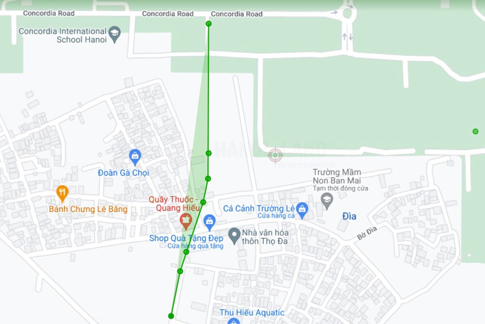 ban do quy hoach o xa kim no dong anh ha noi ke hoach su dung dat 55084 101