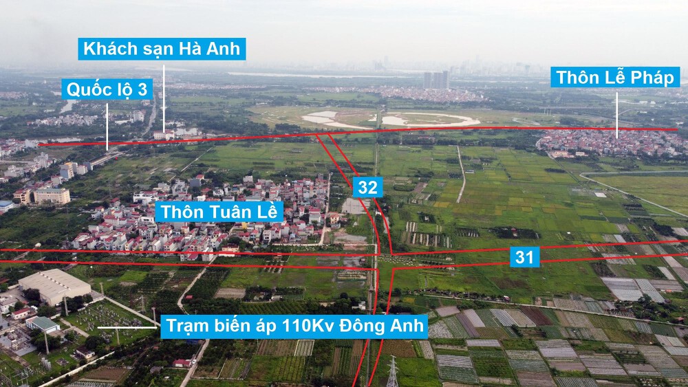 ban do quy hoach o xa tien duong dong anh ha noi ke hoach su dung dat 73670 104