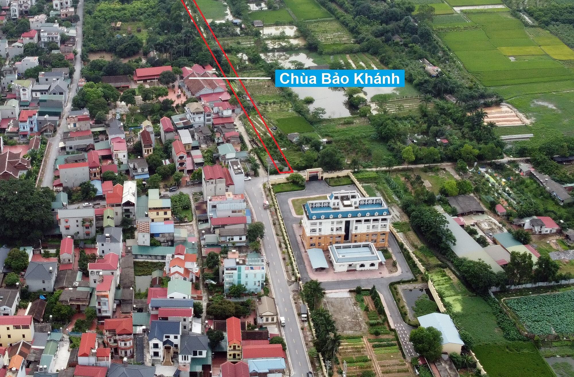 ban do quy hoach o xa tien duong dong anh ha noi ke hoach su dung dat 73670 106
