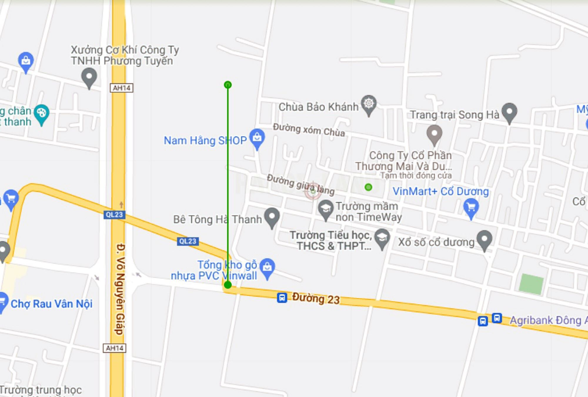 ban do quy hoach o xa tien duong dong anh ha noi ke hoach su dung dat 73670 116