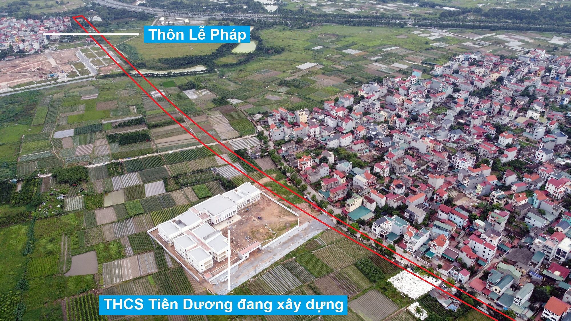 ban do quy hoach o xa tien duong dong anh ha noi ke hoach su dung dat 73670 133