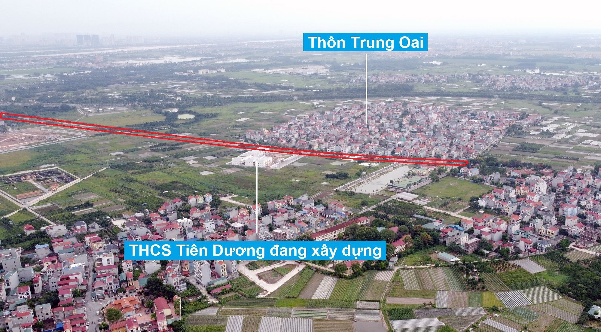 ban do quy hoach o xa tien duong dong anh ha noi ke hoach su dung dat 73670 137