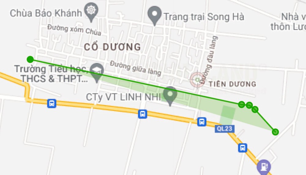 ban do quy hoach o xa tien duong dong anh ha noi ke hoach su dung dat 73670 141