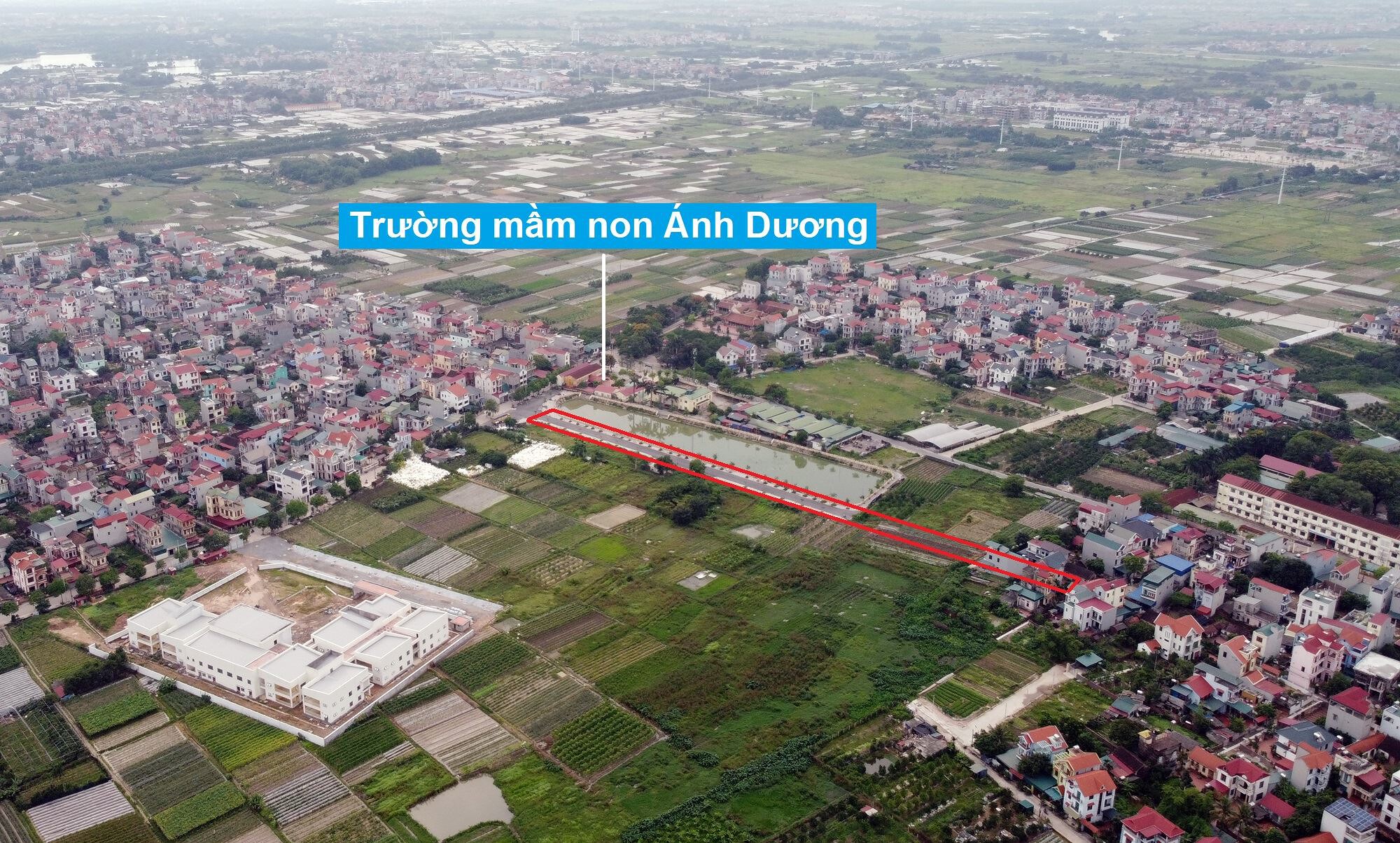 ban do quy hoach o xa tien duong dong anh ha noi ke hoach su dung dat 73670 146