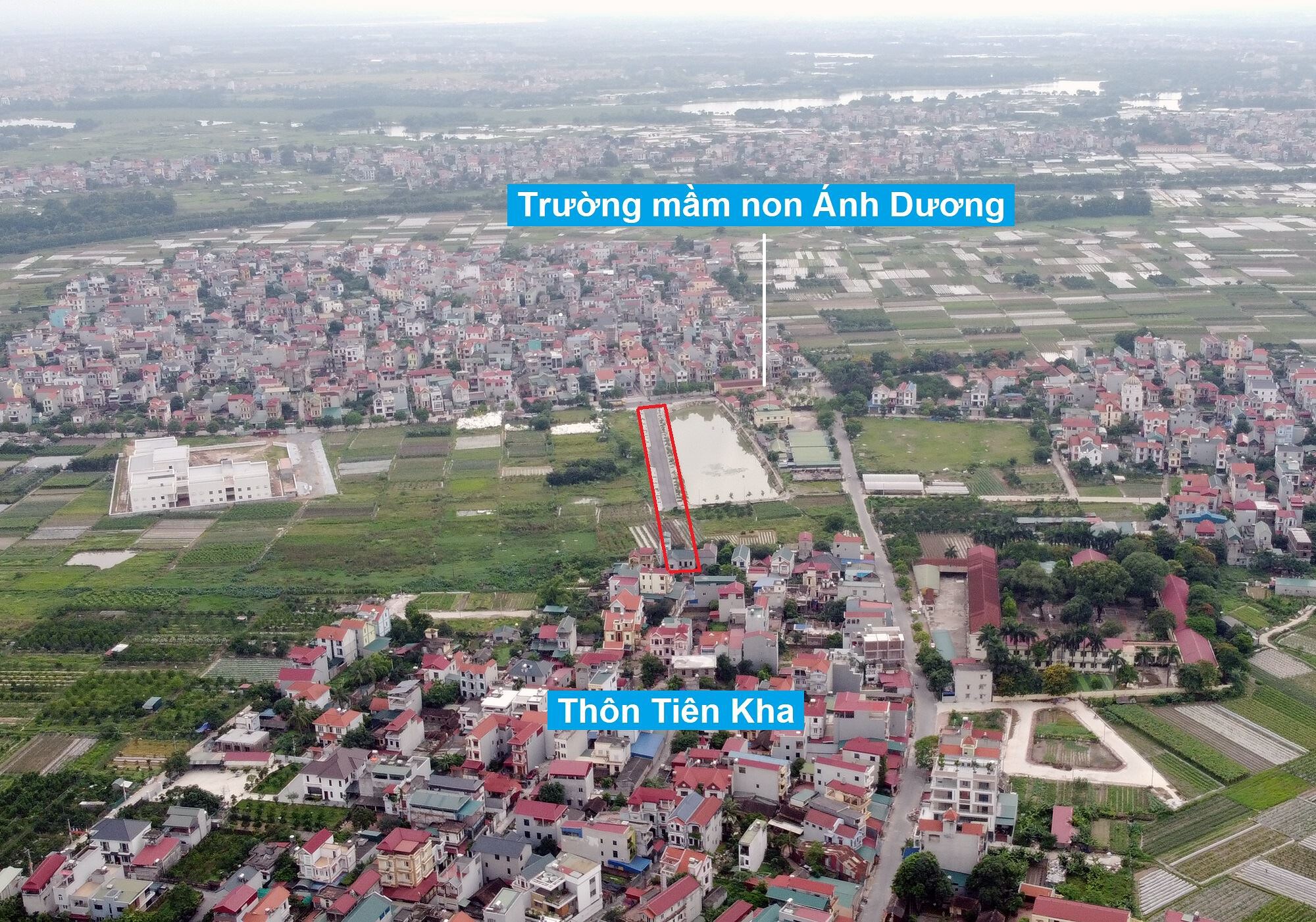 ban do quy hoach o xa tien duong dong anh ha noi ke hoach su dung dat 73670 148