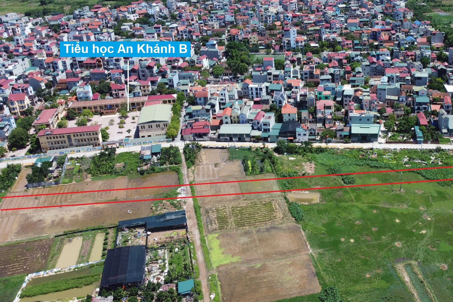 ban do quy hoach o xa tien duong dong anh ha noi ke hoach su dung dat 73670 84