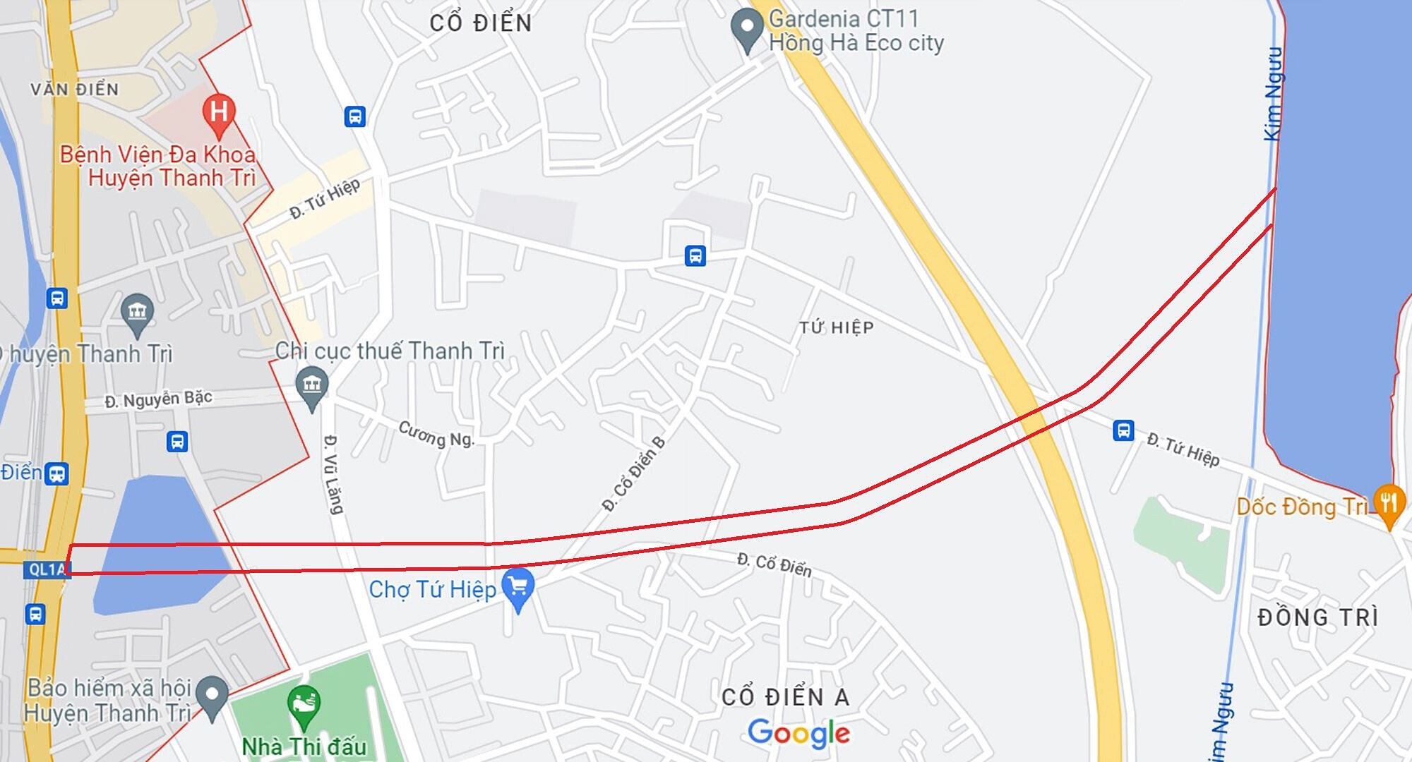 ban do quy hoach o xa tu hiep thanh tri ha noi ke hoach su dung dat 59130 66