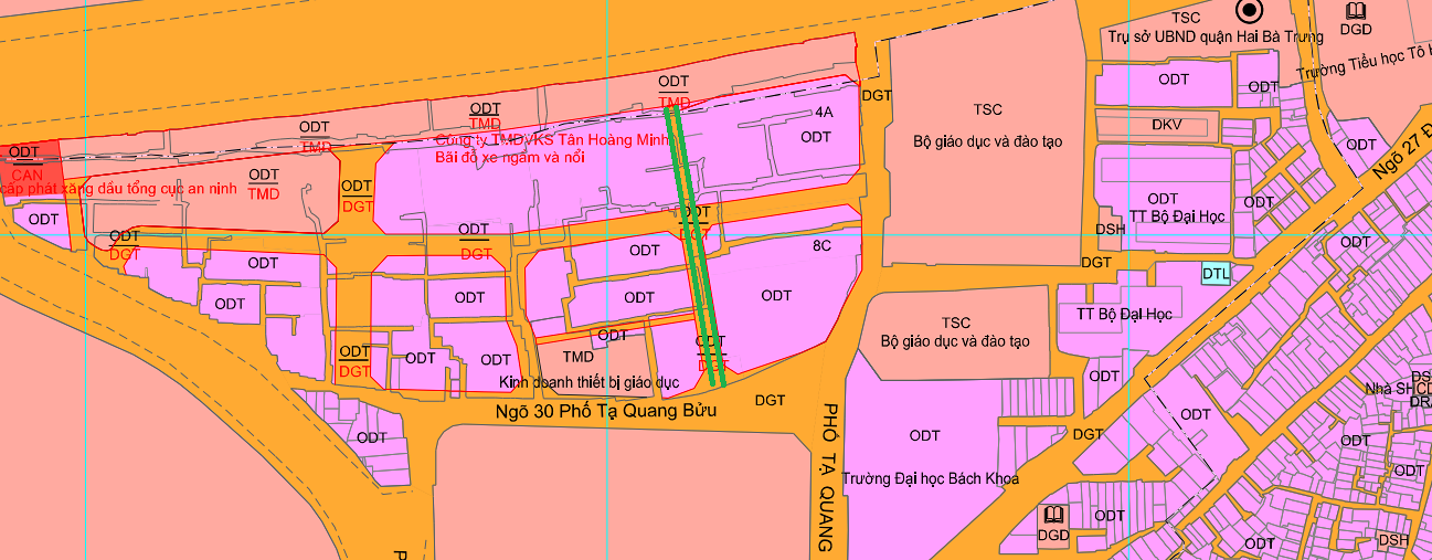 ban do quy hoach phuong bach khoa hai ba trung ha noi ke hoach su dung dat 64729 7