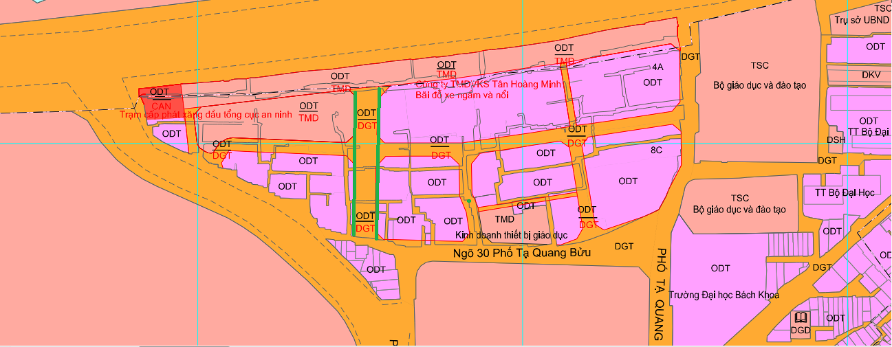 ban do quy hoach phuong bach khoa hai ba trung ha noi ke hoach su dung dat 64729 9