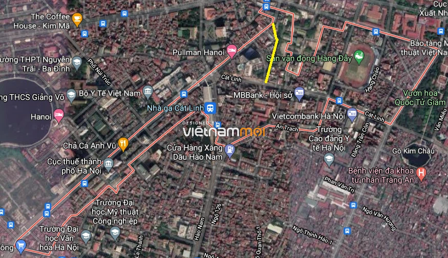 Đường sẽ mở ở phường Cát Linh, Đống Đa, Hà Nội - Ảnh 2.