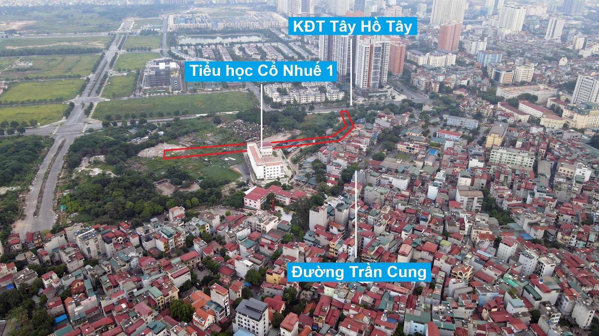 ban do quy hoach phuong co nhue 1 bac tu liem ha noi ke hoach su dung dat 57448 38