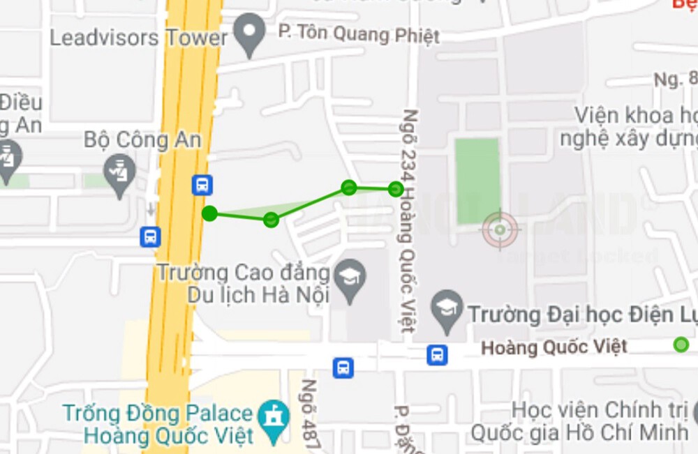 ban do quy hoach phuong co nhue 1 bac tu liem ha noi ke hoach su dung dat 57448 7