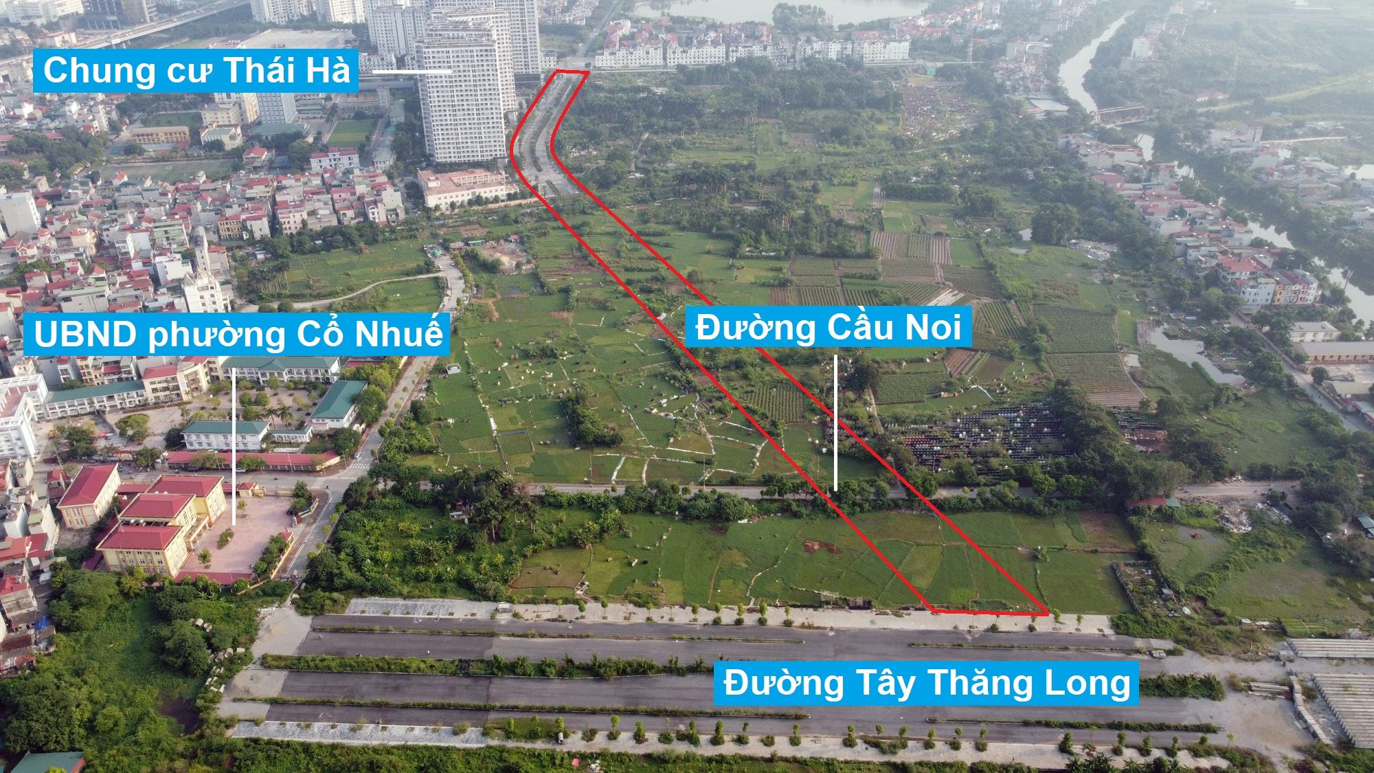ban do quy hoach phuong co nhue 2 bac tu liem ha noi ke hoach su dung dat 61686 50