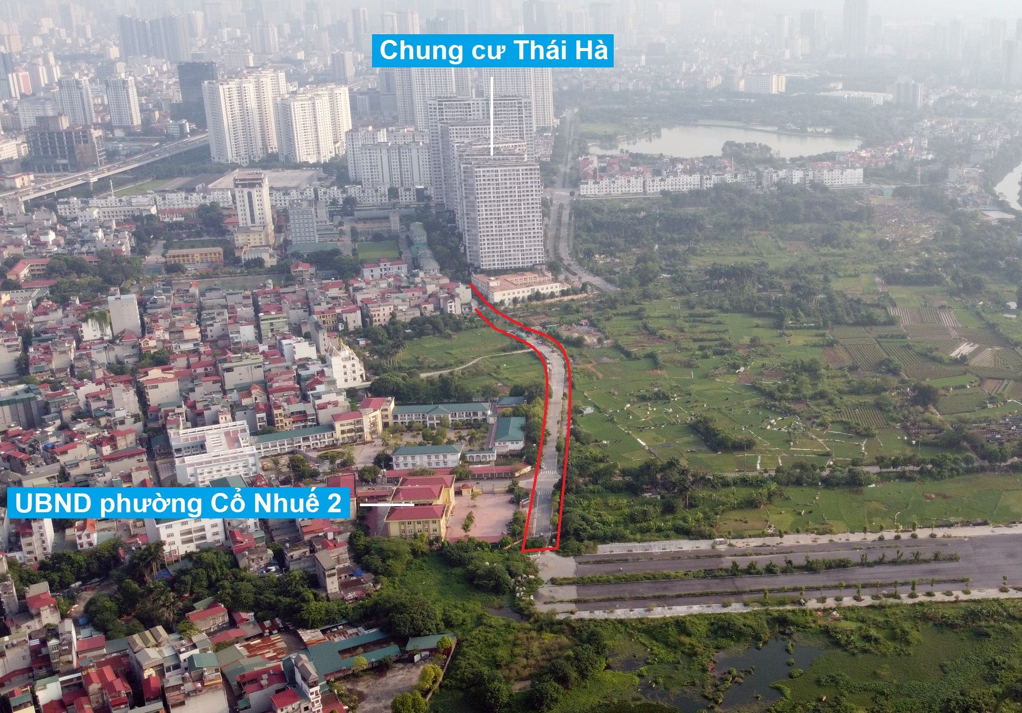 ban do quy hoach phuong co nhue 2 bac tu liem ha noi ke hoach su dung dat 61686 55