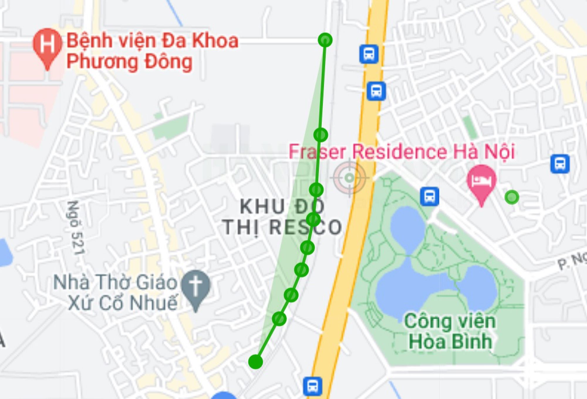 ban do quy hoach phuong co nhue 2 bac tu liem ha noi ke hoach su dung dat 61686 56